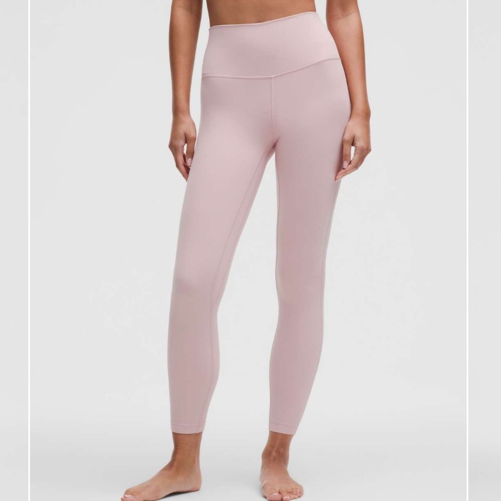 Lululemon Align Pant 25” pink haze NWT size 2